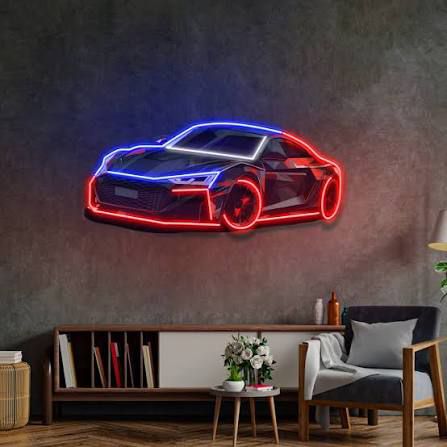 Acrylic car neon