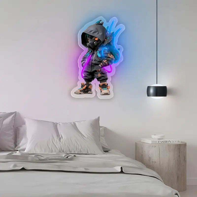 Cool mecha neon light